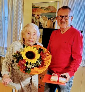 Ehrung für 75 Jahre Mitgliedschaft